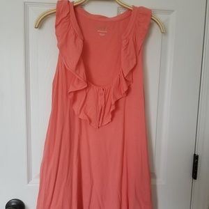 Lilly Pulitzer "Tina" Island Coral Pima Cotton Top